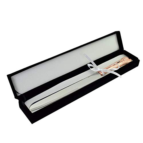 GTR-Prestige XSP338-RG - Cuchillo para tartas (mango de oro rosa)