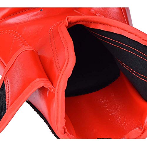 Guantes de entrenamiento de boxeo Guantes de boxeo Sparring de formación saco de boxeo Guantes mitones Lucha mujeres de los hombres de guantes de boxeo Muay Thai Boxing MMA (Color: Negro, Tamaño: 10 o