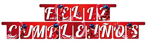 Guirnalda Feliz Cumpleaños Ladybug