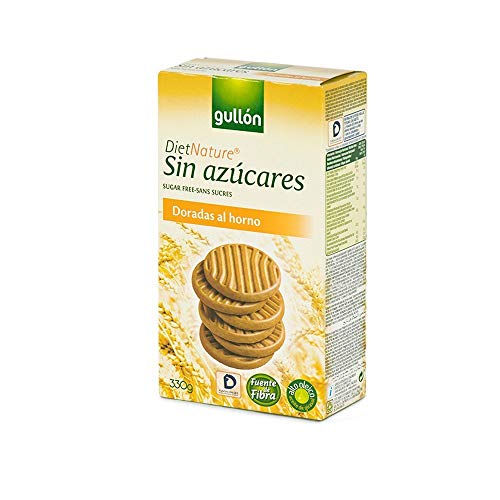 Gullón - Galleta sin azúcar Dorada al horno Diet Nature Pack de 2, 400g