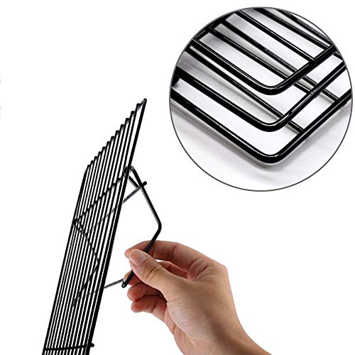 Gurxi 3 Niveles Bandejas de Enfriamiento Plegables Rejilla para Enfriar Pasteles Antiadherente Apilable Rejilla para Bandejas de Galletas Pasteles para Pan de Bizcocho de Galletas 34 x 24,5 x 19,5 cm