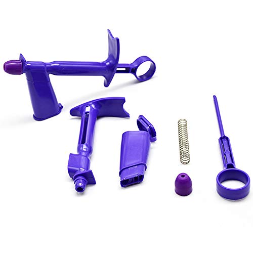 Gurxi Pistola de Fondant Aplicador de Perlas Aplicador para Hornear Herramienta para Hornear Pearl Pastel Hornear Decorar Pistola Herramienta para Hornear Perlas para Decorar Pasteles 4 Piezas