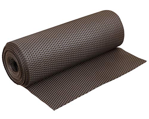 Haga® - Tela de ratán sintético para la terraza, balcón, para privacidad, marrón oscuro, anchura de 0,9 m (producto al metro)