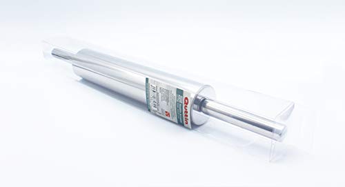 Haioo Rodillo para Amasar Acero Inoxidable Antihaderente Rodillo de Metal para Repostería Rodillo Amasador