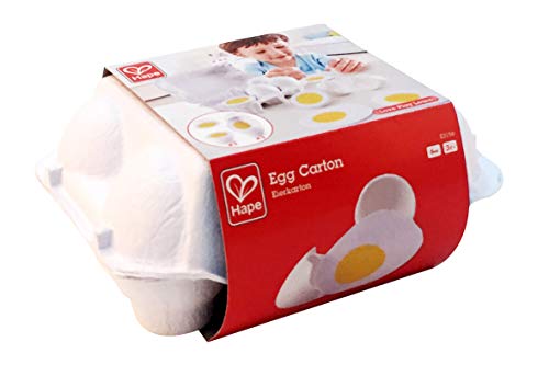 Hape- Huevera de cartón, Color carbón (E3156)