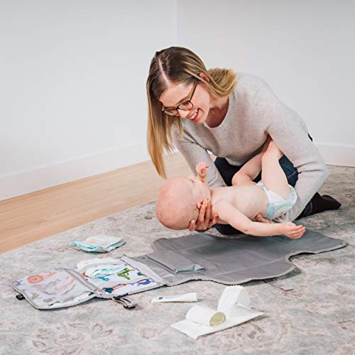 HAPPYMOM® Cambiador Bebe Portatil Impermeable, NUEVO MODELO 2020, Regalos Originales Para Bebes Recien Nacidos, Set cuidado bebe, Mira el VIDEO