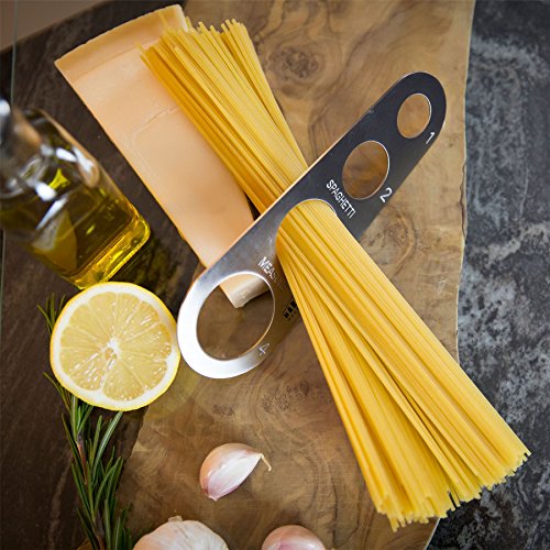 Harbour Housewares Medidor de raciones de Espaguetis - Acero Inoxidable - De 1 a 4 Personas