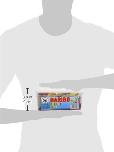 Haribo - Dulces de gelatina en forma de peces, 1020 g