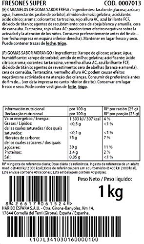 Haribo fresones super 1 unidad x 1kg