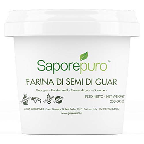 HARINA DE SEMILLA DE GUAR - GOMA GUAR - Ideal para helados y sorbetes - 100% puro - 250gr