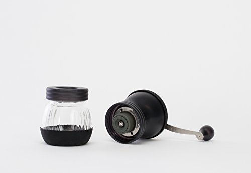 Hario Skerton Plus Ceramic Molinillo de café, Vidrio, cristal