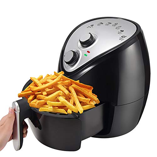 HDJX Freidora eléctrica Inteligente Totalmente automática, freidora de Aire de Torre, Horno portátil, Temporizador de 30 Minutos, Temperatura Ajustable, sin Aceite, Cocina Saludable baj