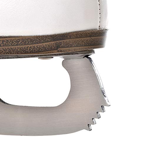 Head Cabeza de Patinaje sobre Hielo para Mujer Figura de ámbar Blanco Blanco Talla:36.0