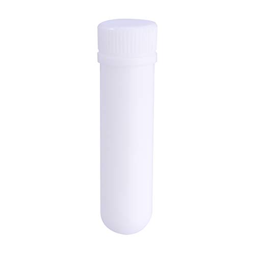 Healifty 12pcs Recargables de aceite esencial Tubos inhaladores en blanco Tubos vacíos con un hisopo de algodón de acetato 12pcs