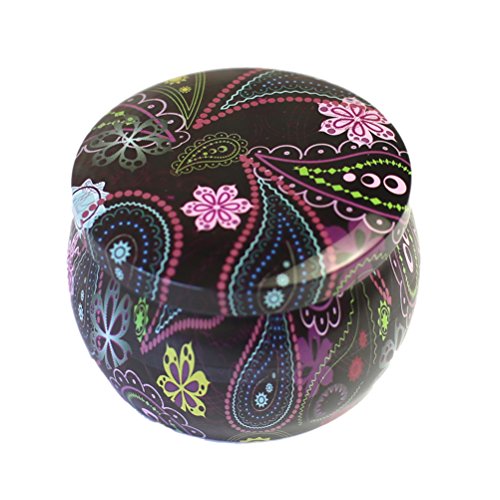Healifty 4pcs Cajas de Caramelos Metal Cajas de Regalo o Té Flores Boda Creative Vintage