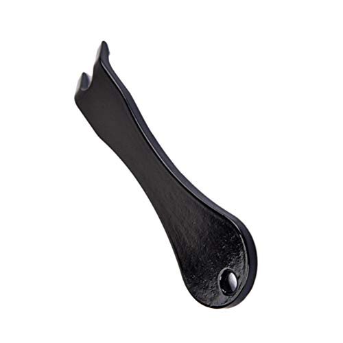 HEALLILY Metal Guitar Bridge Pin Puller String Nail Peg Puller Herramienta musical para guitarra acústica Ukulele Bajo Banjo Mandolina Partes (Negro) R78A