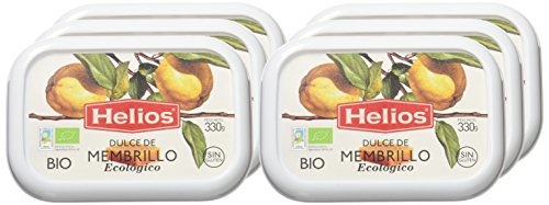 Helios Dulce de Membrillo Ecológico - 330 gr - , Pack de 6
