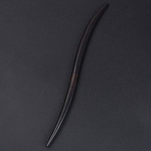 Hellery 3x Estilo Chino Antiguo Tocado De Madera De ébano