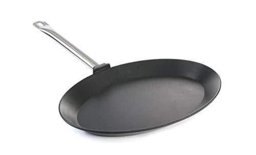 Hendi 629604 Sartén para Pescado (Oval) - Titanium Professional - 655 x 280 x 35 mm