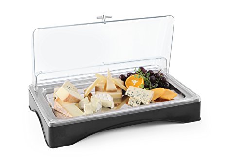 HENDI Mostrador con tapa refrigerado (Gastronorm 1/1) - juego - 555x357x(H)175 mm