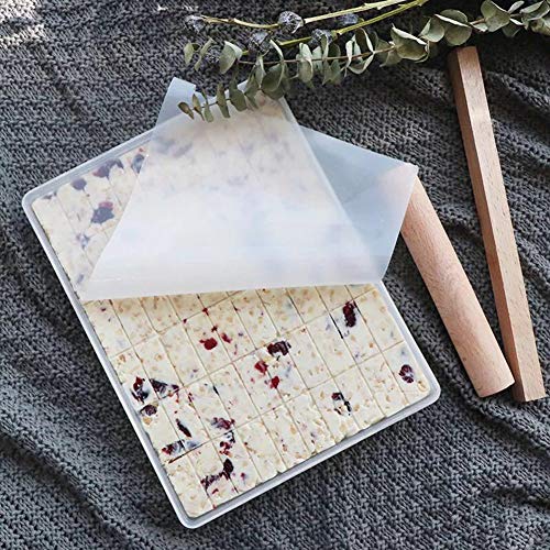 Herramienta De Turrón 5pcs Set Bandeja De La Galleta De Bricolaje Juego De Moldes De Moldes De Celosía Transparente Turrón Turrón Azúcar Artesanal Herramientas Multifuncional Para Hornear Herramientas