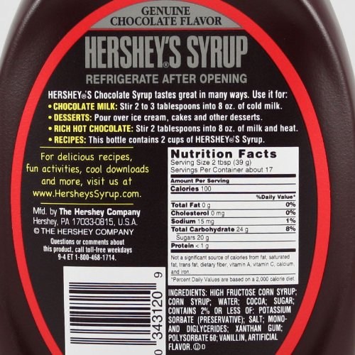 Hershey's Jarabe de chocolate 680g