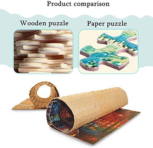 HHSJ Adult Puzzles Difficult Puzzle 1000 Piece Wooden Jigsaw Puzzles Classic Rompecabezas de Juguete, Jigsaw Puzzle en Adultos y ni?os-Arce