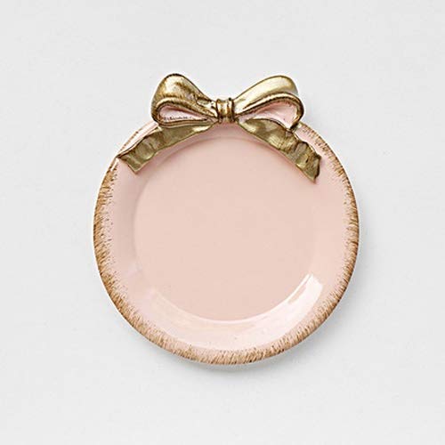 HIGHKAS Decoración Arco Vintage Europea Placa Almacenamiento joyería Retro Bandeja Decorativa Pendientes joyería Resina Redonda Soporte exhibición para joyería Llave cosmética Organizador Alimentos