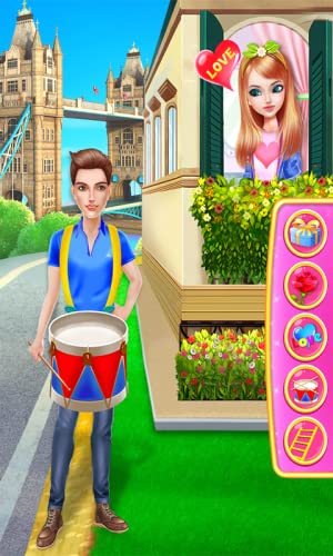 Historia de amor en Londres - Reunirse mi Novio: ¡Juego gratis para que las chicas disfruten con aventuras románticas!