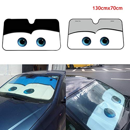 HIUGHJ Parasol de Coche para los Ojos Parabrisas con calefacción Parasol Parasol Ventana del Coche Cubierta del Parabrisas Sun Shade Auto Visera Parasol Cubiertas del Coche Cubierta del Parabrisas S