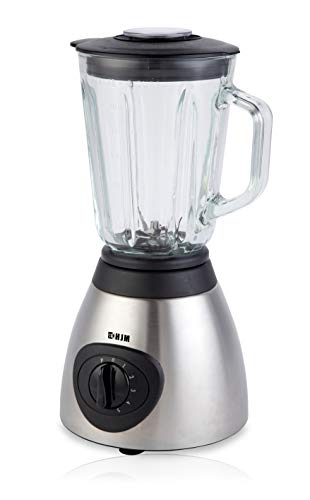 HJM BV426 Batidora de vaso, 600 W, Metal, 5 Velocidades, Gris/negro