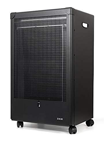 HJM GA4200 Estufa Gas, 4.2 W, Acero, Negro