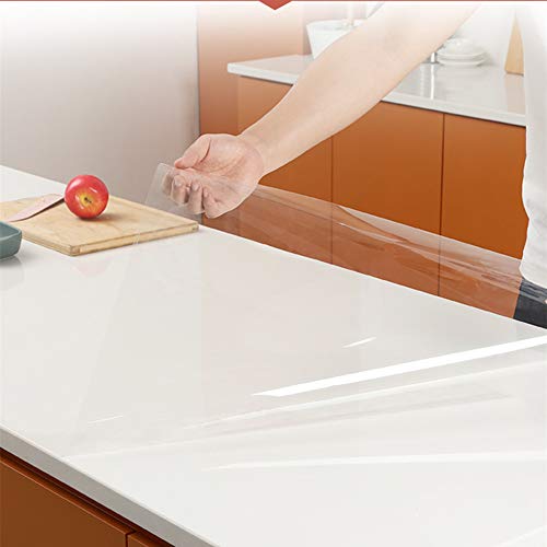 Hode Transparente Papel Adhesivo para Cocina Muebles Paredes Azulejos Puertas Vinilos Decorativos Rollo Muebles Pegatinas Impermeable 40x300cm