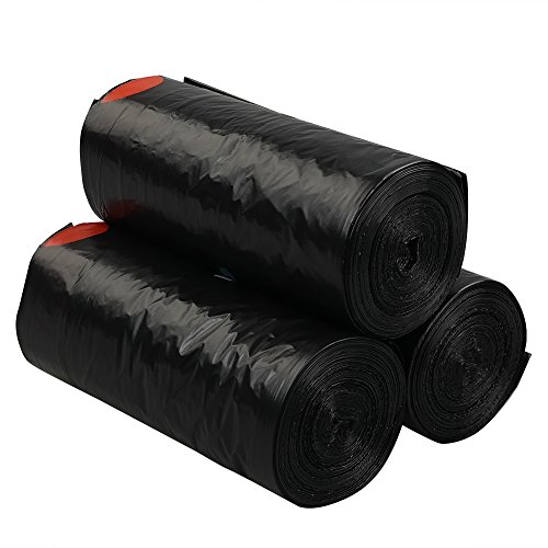 Hokky Bolsa de Basura con Cordón de 40 L, 110 Bolsas, Negro