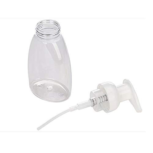 HOMEE 300ml Dispensador Jabón Plastico Espuma Bomba Botella, Vacía Dispensador de Desinfectante Manos de Botellas de Gel, Dosificador Jabon de Emulsión Champú Líquido, 4 Piezas