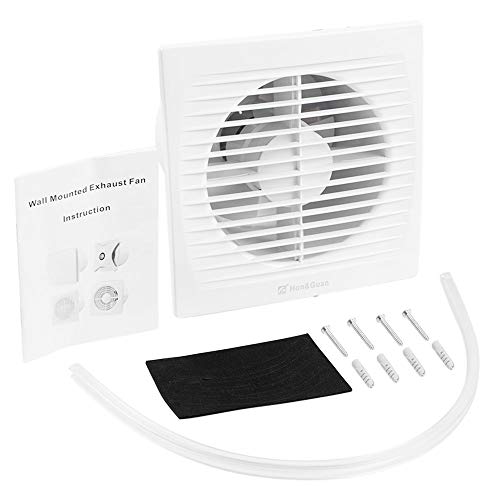 Hon&Guan Extractor de Aire Silencioso 150mm - 295m³/h Bajo Consumo Ventilador de Baño para Sótano, Garaje