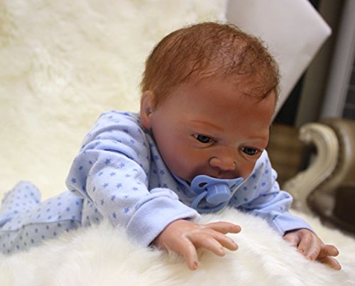 HOOMAI 18inch 45CM muñeca Reborn bebé Silicona niño Reales Toddler Baby Doll Boy Magnetismo Juguetes