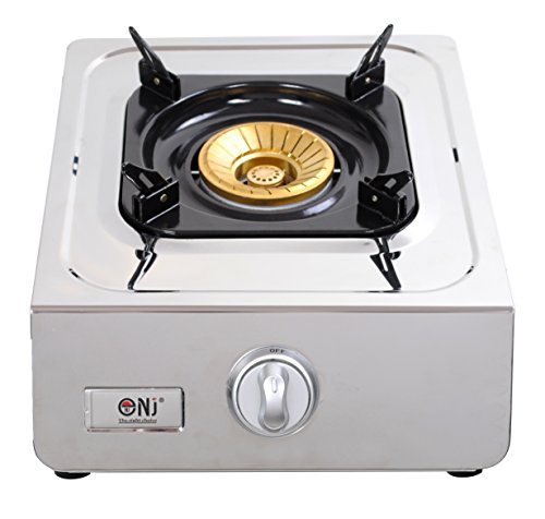 Hornillo doméstico portátil NJ NSD-11 con 1 quemador de gas de acero inoxidable de 3,8 kilovatios