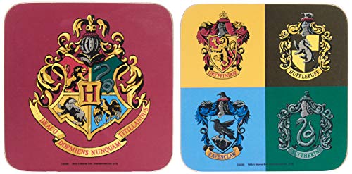 HP - Crests (Mug & Glass, 2 Coasters)