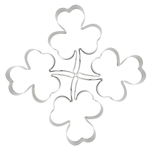 HUAFA Juego de Formas de Cortador de Bizcocho (12 Piezas) - Diamantes, Corona del Pentágono, Juego de Cortador de Galletas de Aeronaves