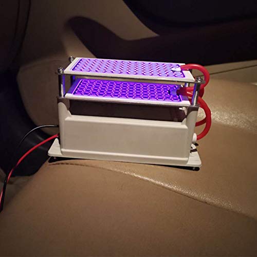 HUOPU Generador de ozono de cerámica 10 g/h Igual a 10000 MG/h Purificador de Aire para Coche Ozonizador DC12V