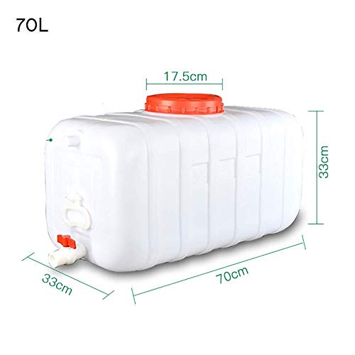 HWhome Almacenamiento De Agua Envase Cubo A Largo Plazo Gran Capacidad Barril De Vino Fermentador Cámping Almacenamiento De Agua Tanque Grado De Comida El Plastico Sin Bpa（25L/45L/70L/100L/150L/200L）