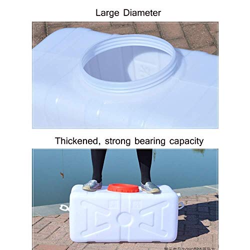HWhome Almacenamiento De Agua Envase Cubo A Largo Plazo Gran Capacidad Barril De Vino Fermentador Cámping Almacenamiento De Agua Tanque Grado De Comida El Plastico Sin Bpa（25L/45L/70L/100L/150L/200L）