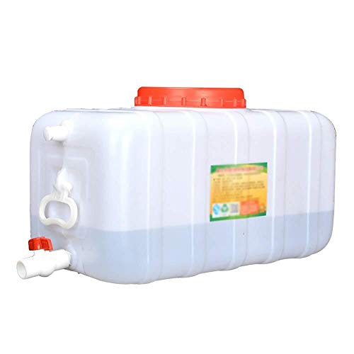 HWhome Almacenamiento De Agua Envase Cubo A Largo Plazo Gran Capacidad Barril De Vino Fermentador Cámping Almacenamiento De Agua Tanque Grado De Comida El Plastico Sin Bpa（25L/45L/70L/100L/150L/200L）
