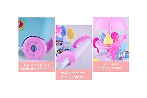 HYJO Los niños no tóxicos Juguetes Imitación Helado carros, simulación de la máquina expendedora Juguetes para niños de Cocina de Juguete Mini Juego de Alimentos Casa Juguetes educativos