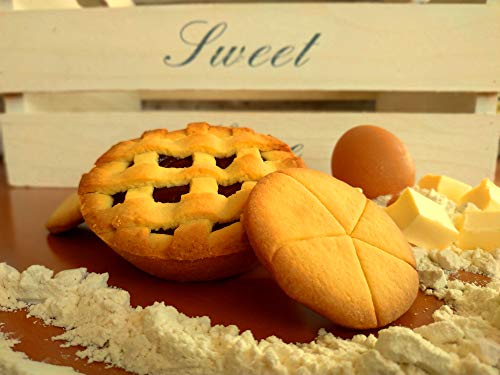 I BUON FATTI 100% MADE IN ITALY Preparado para PASTA de MASA Ideal para hacer Tartas sabrosas o Galletas desmenuzadas. 2 paquetes de 500g. Producto ideal para hacer dulces de alta calidad