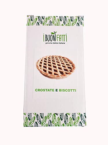 I BUON FATTI 100% MADE IN ITALY Preparado para PASTA de MASA Ideal para hacer Tartas sabrosas o Galletas desmenuzadas. 2 paquetes de 500g. Producto ideal para hacer dulces de alta calidad