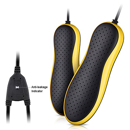 iBalody Secador de Zapatos Eléctrico portátil 220 V Esterilización de Desodorización Zapatos de Deshumedecimiento Secado al Horno para Calzado 20 W