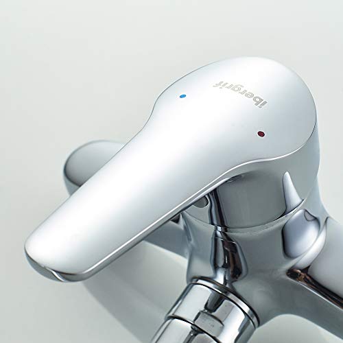 Ibergrif M16350-Roma, Grifo de Cocina de Pared, Grifo para Fregadero Monomando, Cromo
