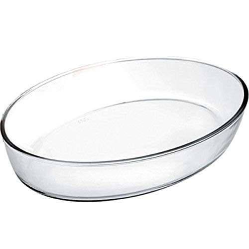IBILI 480135 - Fuente Horno Oval Kristall 35X25X6,50 Cm